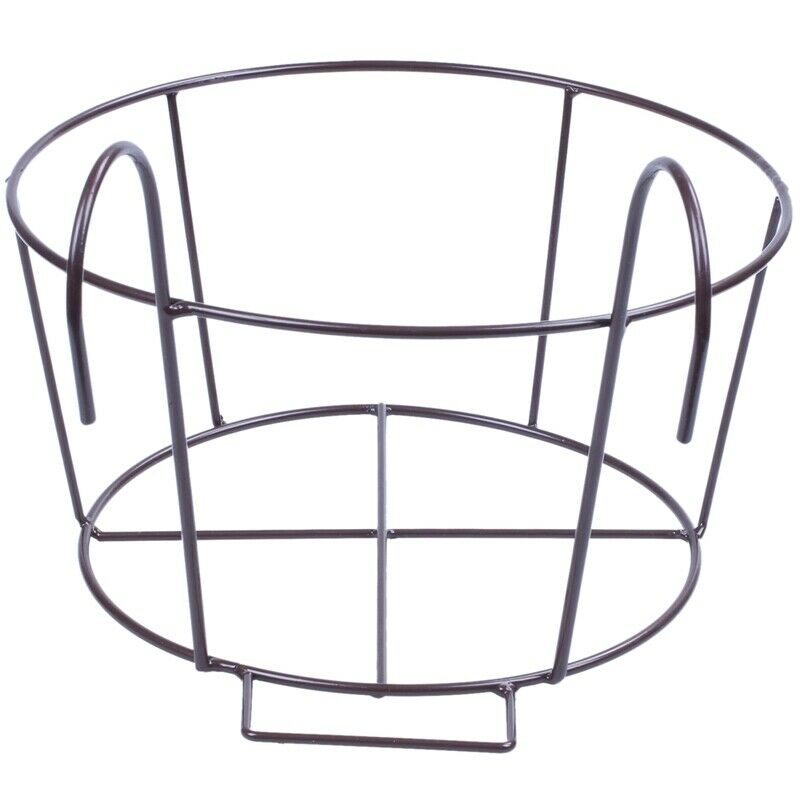 Metal Iron Flower Pot Hanging Balcony Garden Plant Planter Home Decor baske