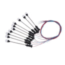 10Pcs Railway Led Lamppost Lamps Street Lights 1:100 HO Scale B