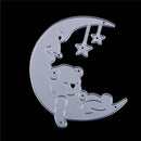 Unique Snooze Bear Cutting Dies Stencil Scrapbooking Album Decor Craft Card  BX