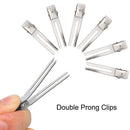 50Pcs Double Prong Alligator Hair Clips Curl Metal For Women Durable Wholesale