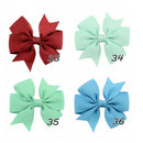 40 Pcs Satin Ribbon Bow Hair Clips Kids Girls Bow Hair Accessories New LJ