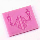 Silicone Wall Light Lamp Fondant Cake Mold Chocolate Sugarcraft Mould Decor U3S1