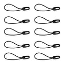 10 Pieces Rope Puller Zipper Pull Cord Slider Fastener for Backpack -Hollow