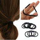 50pcs Women's Elastic Black Hair Rope Ties Band Ponytail  Holder Accessories! Sa