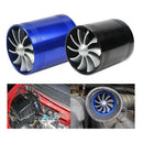 2Pcs Auto Turbocharger Dual Fan Gas Fuel Saver 2.5-2.9inch Easy installation