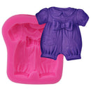 Bow Baby Clothes Silicone Chocolate Mold Fondant Cake Baking Pastry Decor 3C