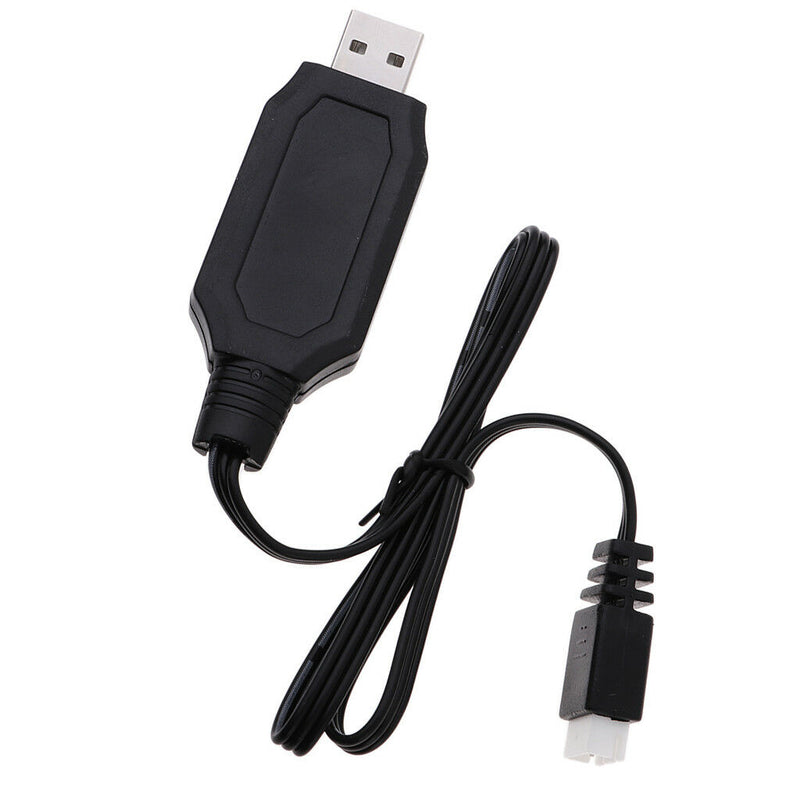 4.2V 54cm Black USB Charging Cable for WPL B14K B24K C14K C24K B16K B36K