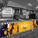 Halloween Banner Porch Sign Indoor Outdoor Hanging Props Decor G3S4