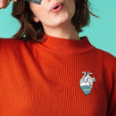 Creative Heart Brooch Badges Jacket Backpack Jewelry Kids Gift (Style 2) A