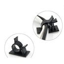 20Pcs Black Adjustable Plastic Cable Clamps Self Adhesive Car Cable Clips W A9W7