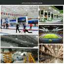 LED Garage Shop Work Lights 60W 5400lm E27 Home Ceiling Lamp Deformable Fix Y0P2
