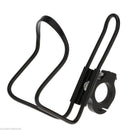Black Universal Motorcycl Bike Handlebar Drink Cup Holder Beverage Water Bottles