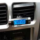 Car LCD Clip-on Digital Backlight Automotive Thermometer Clock Calendar SN