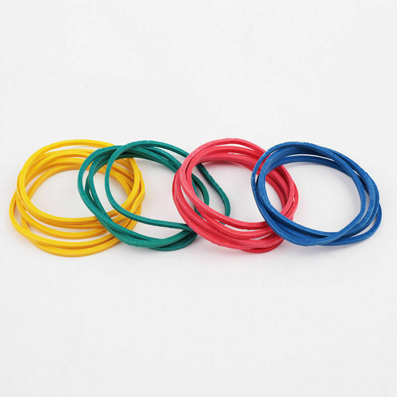 100 Pcs Colorful Rubber Bands For Tattoo Machine Gun Supplies Who Needles D O9Z6