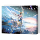 DIY Digital Painting By Numbers Kits Face Horse Body Canvas Picture Decor