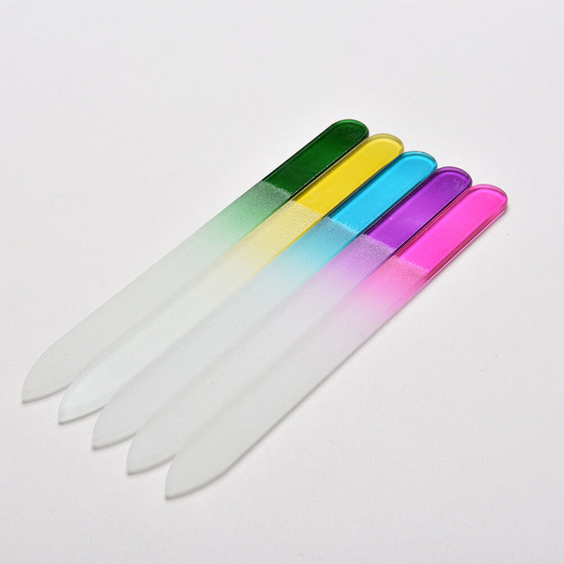 Hot Durable Crystal Glass Nail Art Buffer Files Pro File Manicure Device Tooj Nw