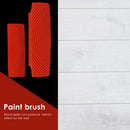 2pcs Rubber Imitation Wood Grain Wall Painting Decorative Roller Brushes