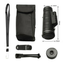 40X60 Zoom Optical HD Lens Monocular Telescope+ Tripod+ Clip For SmartPhone