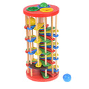 Pound And Roll Wooden Tower With Hammer Knock The Ball Roll Off Ladder KidsT Gw