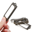 12X Metal Label Pull Frame Handle Name Card File Holder Furniture Cabinet Drawer
