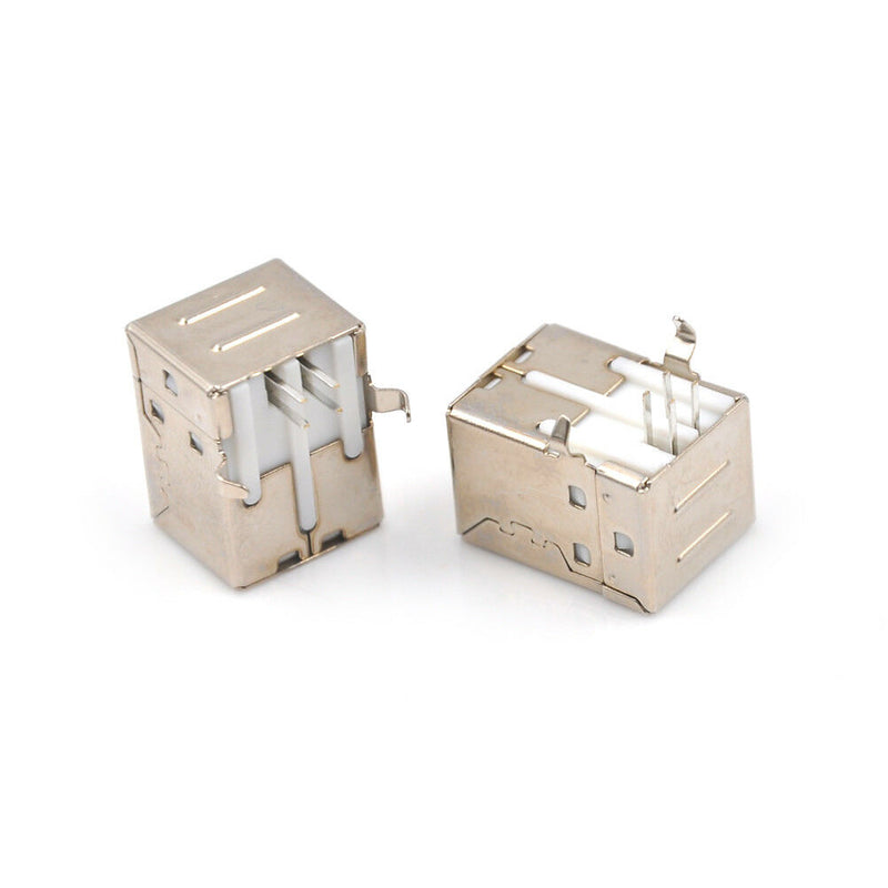 10x Printer USB Interface BF90 Degree Type B USB Data D Mouth Socket Connecto Kw