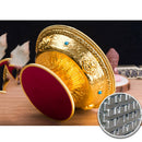 Alloy Lotus Fruit Bowl Buddhist Temple Decoration Religious Ceremonial Plate