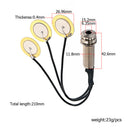 1pc 6.35mm Pickup Piezo 3 Transducer for Acoustic Guitar Ukulele Mandolin