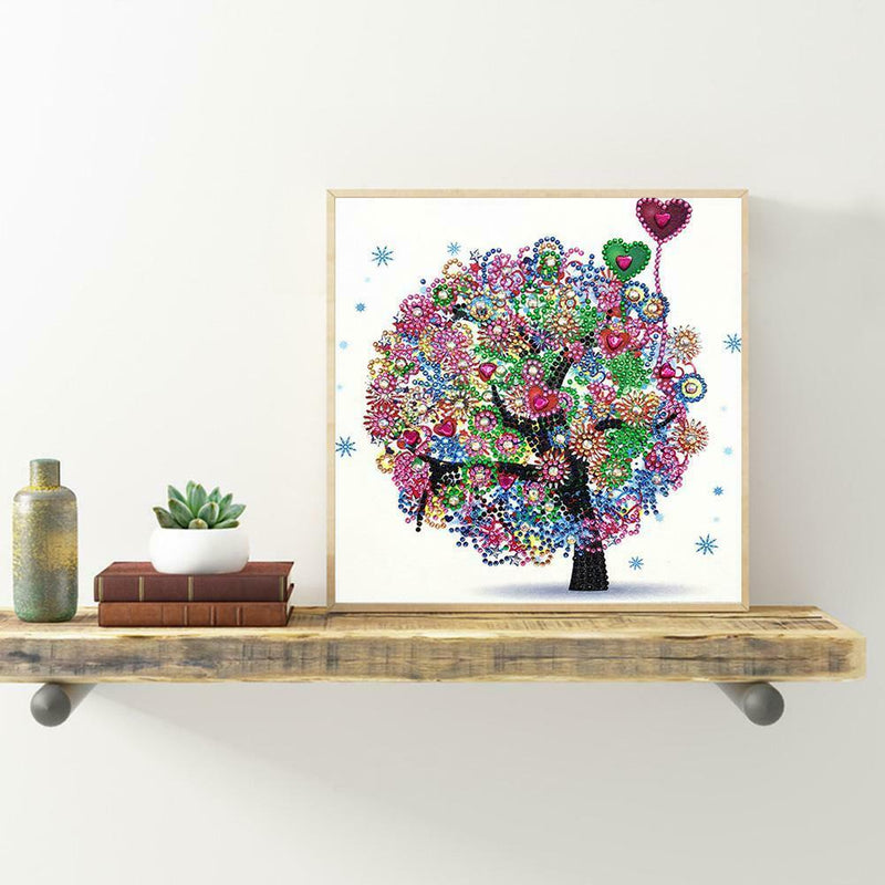 5D DIY Special Shaped Diamond Painting Tree Cross Stitch Mosaic Craft Kits
