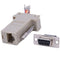 5X(RS232 DB9 Female to RJ45 Female F/F Modular Adapter Connector I1Y5)