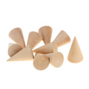 10x Wood Necklace Jewelry Rings Keyrings Bracelet Display Stand Holder Rack