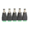 5PCS Mini Coax CAT5 To Camera CCTV BNC Video Balun Connector Adapter