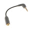 2Pcs 3.5mm Microphone Adapter Cable Converter For   IOS