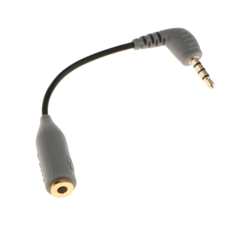 2Pcs 3.5mm Microphone Adapter Cable Converter For   IOS