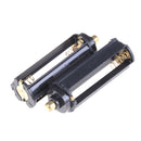 2X AAA Battery Plastic Holder Box Case Cylindrical Type For 18650 Flashlight FT