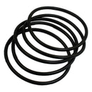 5 pieces 100 mm outer diameter 5 mm thick rubber seal oil-filtered O-rings H8O2