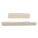 Left Hand Acoustic Guitar Bridge and Slotted Saddle Nut