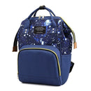 Star Sky Mommy Maternity Backpacks Nursing Baby Diaper Bags (Dark Blue)