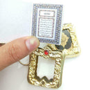 Islamic Quran Small Pendant Religious Keychain Mini Koran F2E7 Keyring P Pe Q8W3