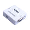 Mini VGA To HDMI Converter With Audio VGA2HDMI Video Box Adapter White
