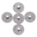 100x 12.5*2.5mm Waxed Candle Wick Metal Sustainers Candles Wicks Holders OZ
