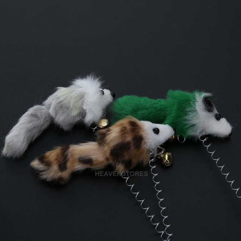 3Pcs False Mouse Pet Cat Toys Mini Funny Playing Toys For Cats Bottom Sucke hv2n