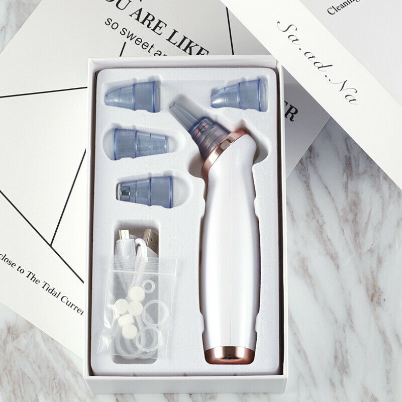 Rechargeable Electric Blackhead Remover Face Pore Acne Vacuum Suction Cleaner ST