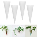 4x Cone Living Room Glass Vase Air Hydroponic