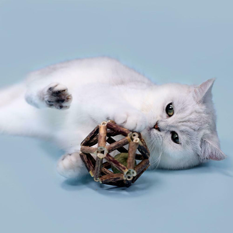 Catnip Toys Ball Matatabi Sticks Organic Natural Silvervine Pet Cat Supply Cute