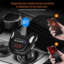 Dual USB Bluetooth 5.0 Car Phone Charger Handsfree MP3 Player FM Transmitter