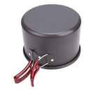 3L Oxidation Aluminum Single Pot Non-stick Hiking Fishing Picnic Cookware