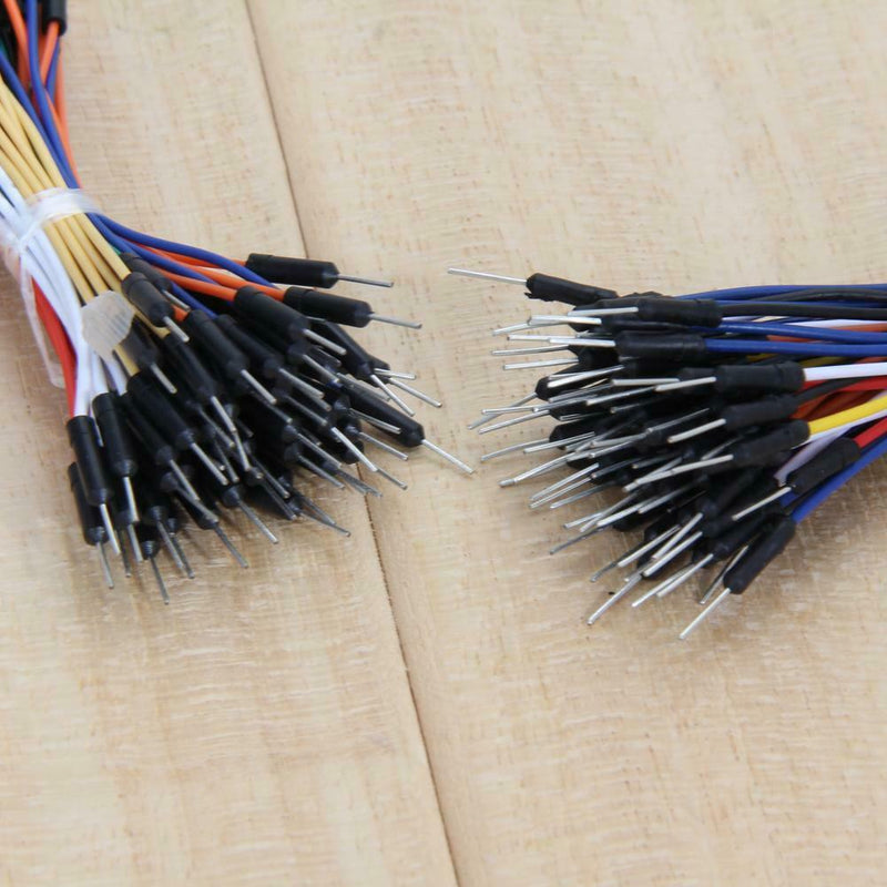 130PCS Male to Male Flexible Breadboard Jumper Cable Wires
