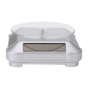 New Solar Showcase 360 Turntable Rotating Jewelry Watch Ring Display Stand