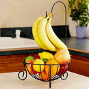 Practical Tableware Metal Fruit Basket Detachable Banana Hanger Storage Hol H1I4