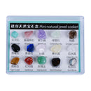 Natural Rock Gemstones Collection Box Quartz Crystal Mineral Specimen Kit